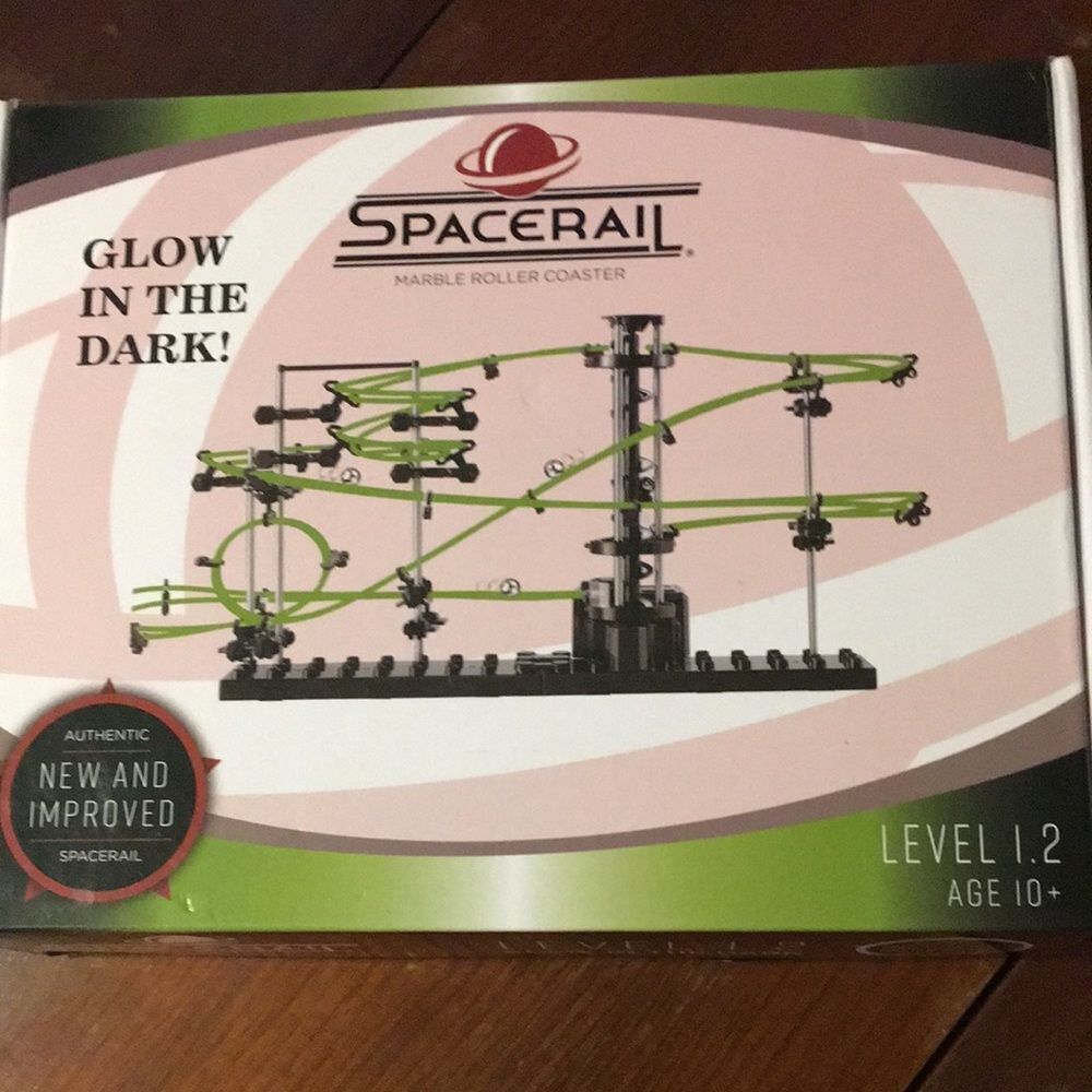 Spacerail Glow in the Dark Marble Roller Coaster